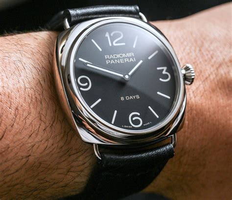 panerai black ceramic 8 day|panerai radiomir review.